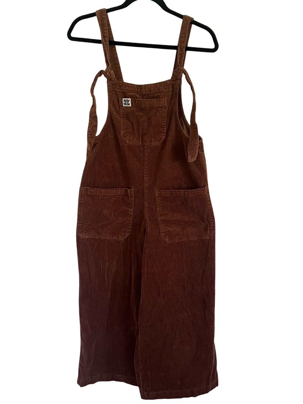 Lucy & Yak Original Corduroy Dungarees Overalls in Brown US 4R